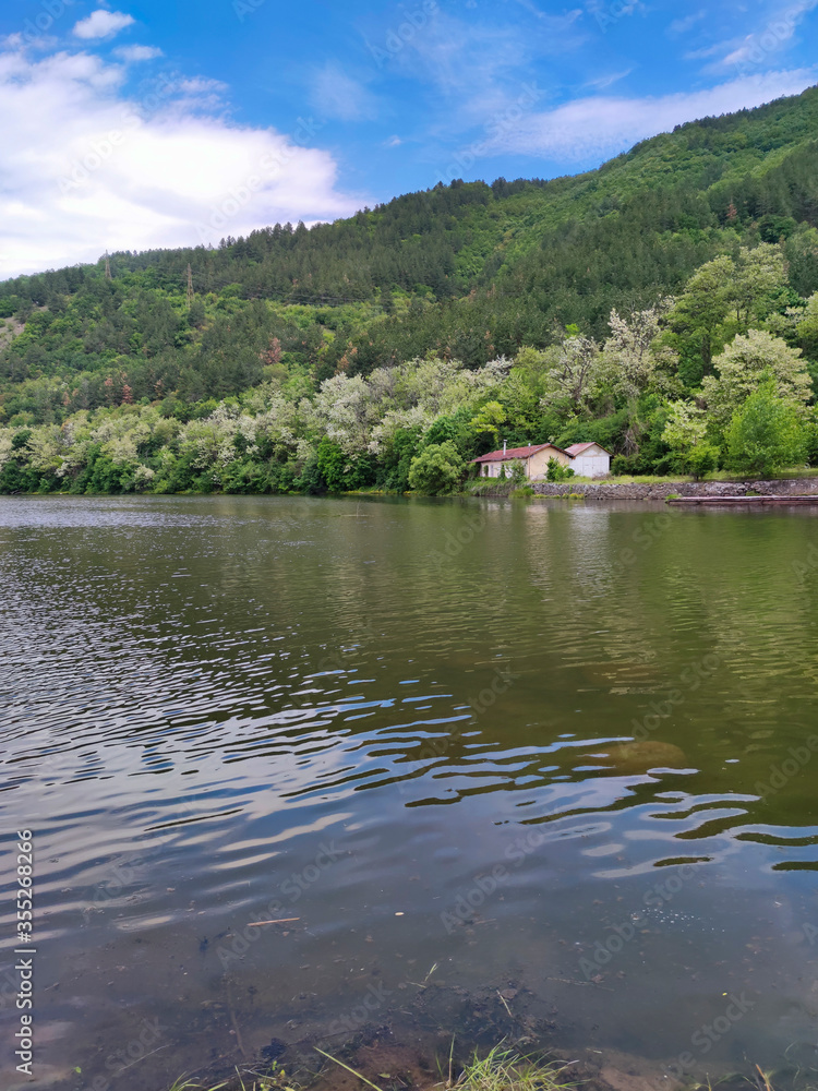 Spring Landscape of Pancharevo lake, Bulgaria Spring Landscape of Pancharevo lake, Bulgaria