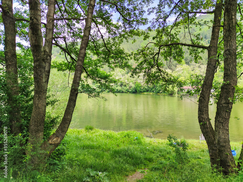 Spring Landscape of Pancharevo lake, Bulgaria