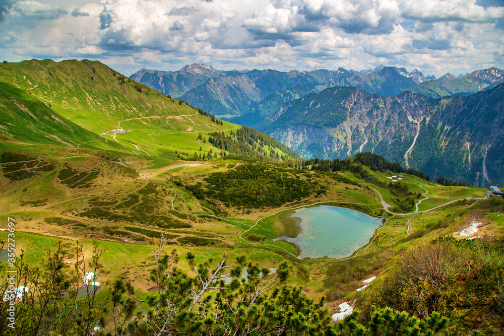 Allgäu - Schlappoldsee - Fellhorn - Frühling - Oberstdorf Allgäu - Schlappoldsee - Fellhorn - Frühling - Oberstdorf
