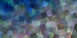 Light BLUE vector background with triangles, cubes.