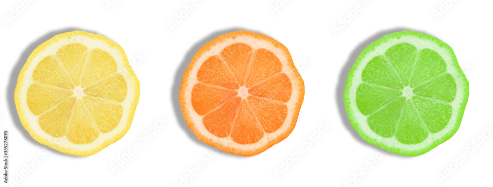 Fototapeta premium arance limoni lime agrumi vitamina