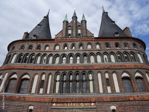 historisches Holstentor in Lübeck photo