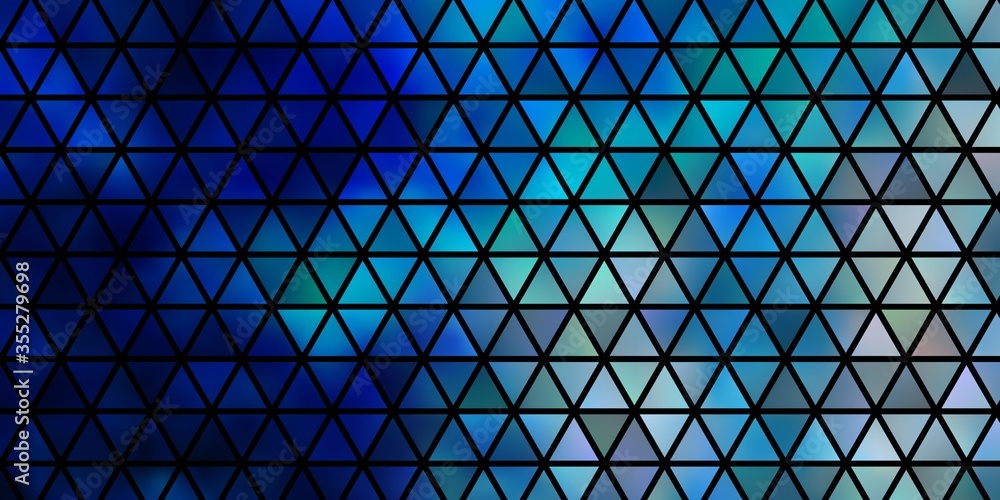 Light BLUE vector layout with lines, triangles. Light BLUE vector layout with lines, triangles.