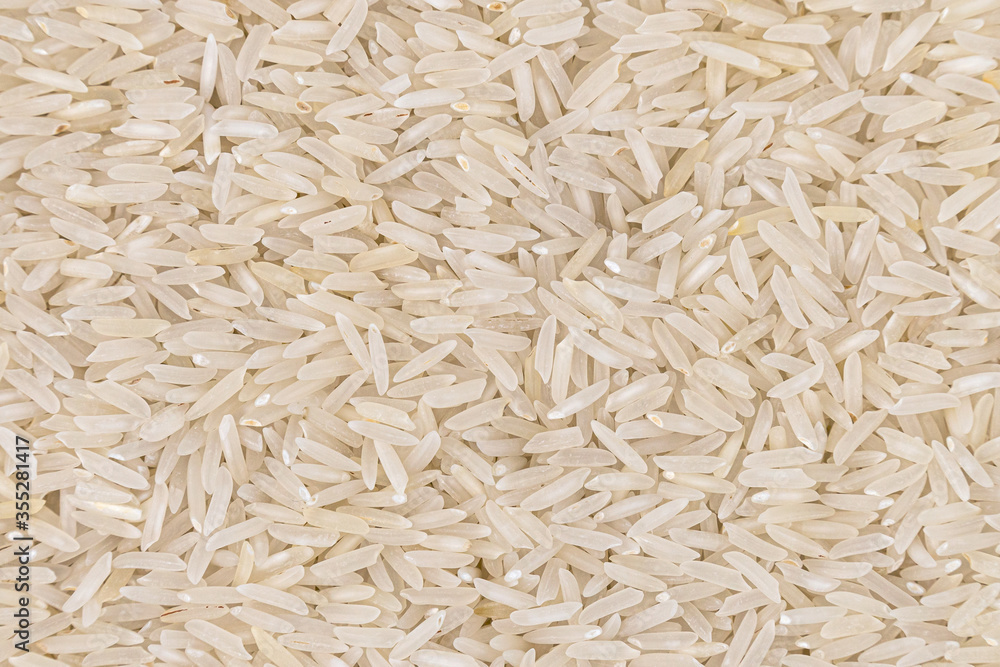 Large scattering of rice grains. Studio shot. Large scattering of rice grains. Studio shot.