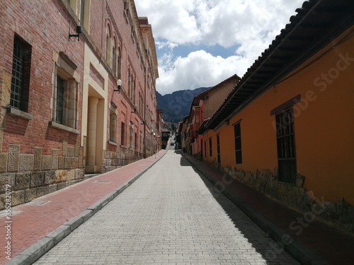 Barrio la candelaria en Bogota, Colombia