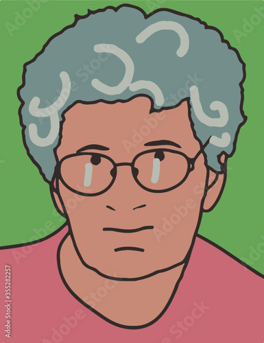 Großmutter, Illustration