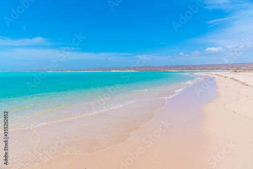 Beach at Cape range national park in Australia photo
