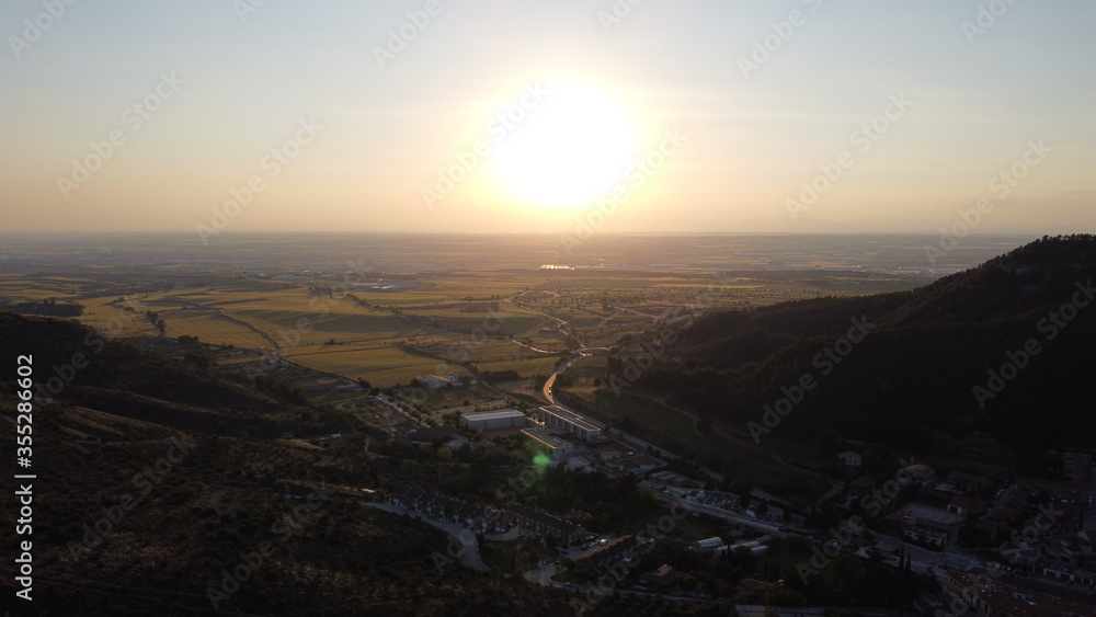 Obraz premium sunset in the mountains