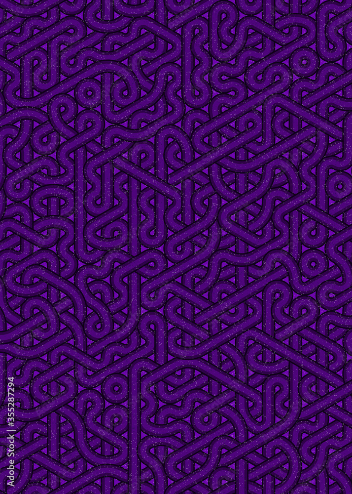 custom made wallpaper toronto digitalColour Hexagon Tile Connection art background design illustration