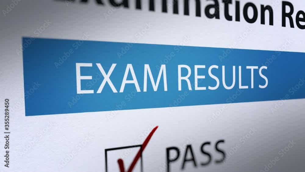 Animated Exam Results with Pass and Fail Exam Results
Animated Exam Results with Pass and Fail Exam Results