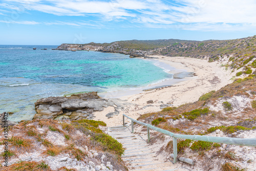 Strickland bay at Rottnest island in Australia photo