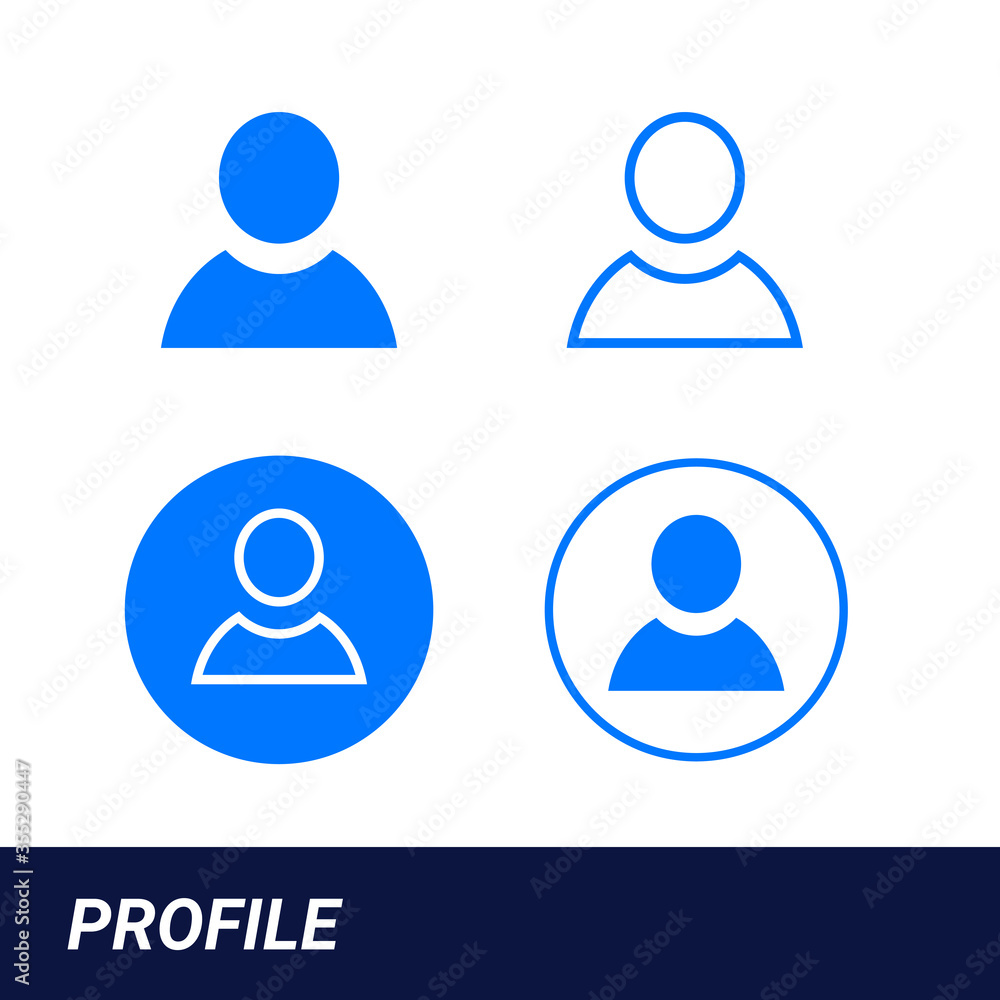 Fototapeta premium User sign icon. Person symbol. Human avatar.Flat style.