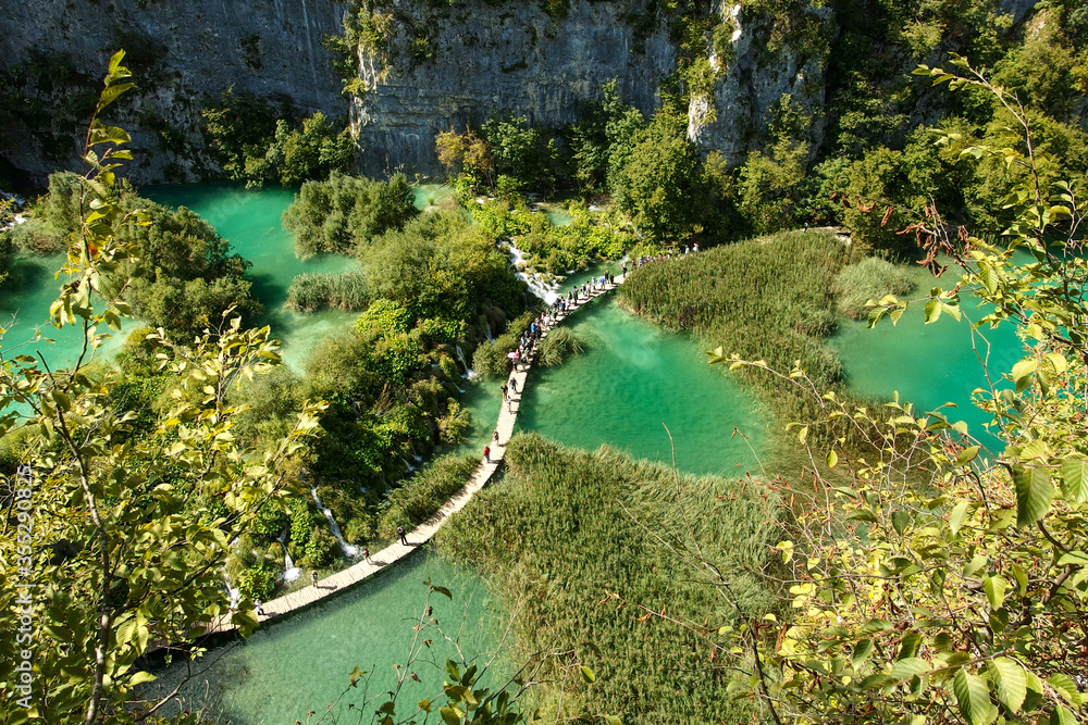 Fotka „plitvice Lakes National Park Croatia Nacionalni Park Plitvicka