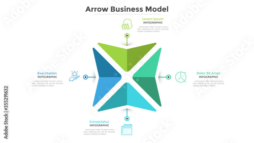 Modern Infographic Vector Template