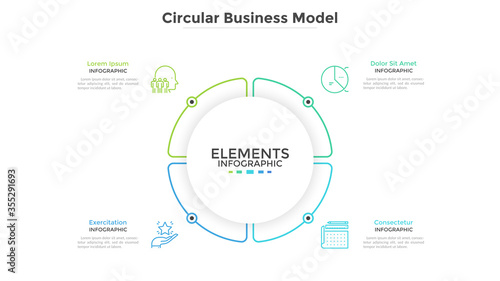 Modern Infographic Vector Template