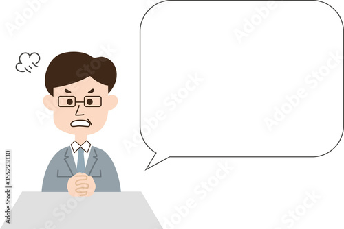 怒る解説者