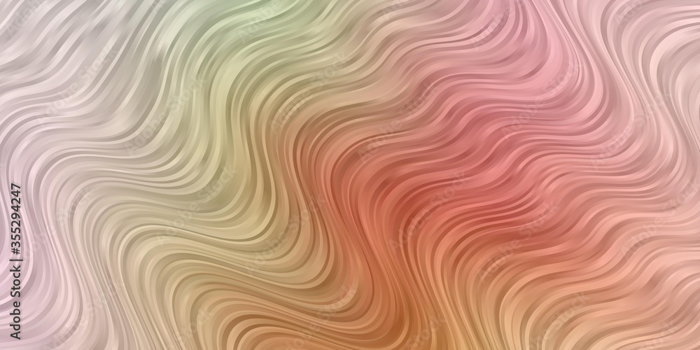 Light Pink, Yellow vector template with curved lines. Abstract gradient illustration with wry lines. Pattern for commercials, ads. Light Pink, Yellow vector template with curved lines. Abstract gradient illustration with wry lines. Pattern for commercials, ads.