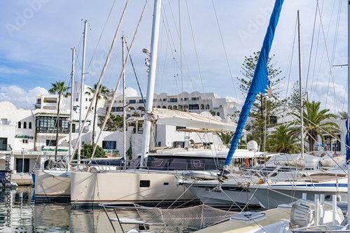 The marina of el kantaoui near Sousse; Tunisia . photo