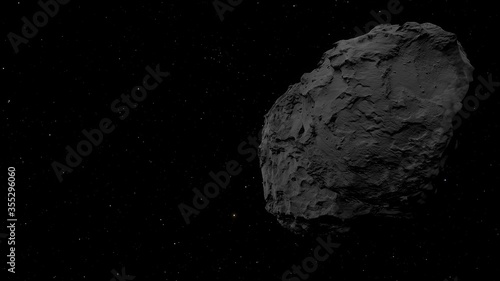 67P/Churyumov–Gerasimenko comet 3d render photo