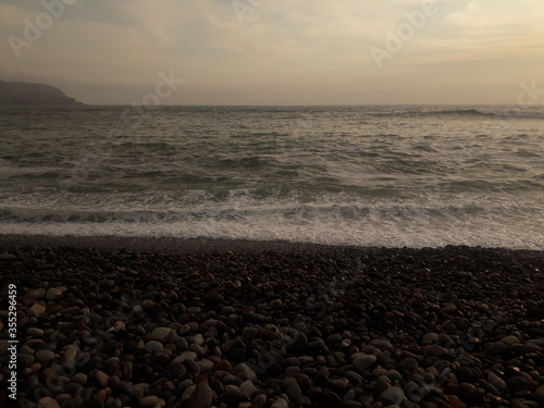 sunset on the beach