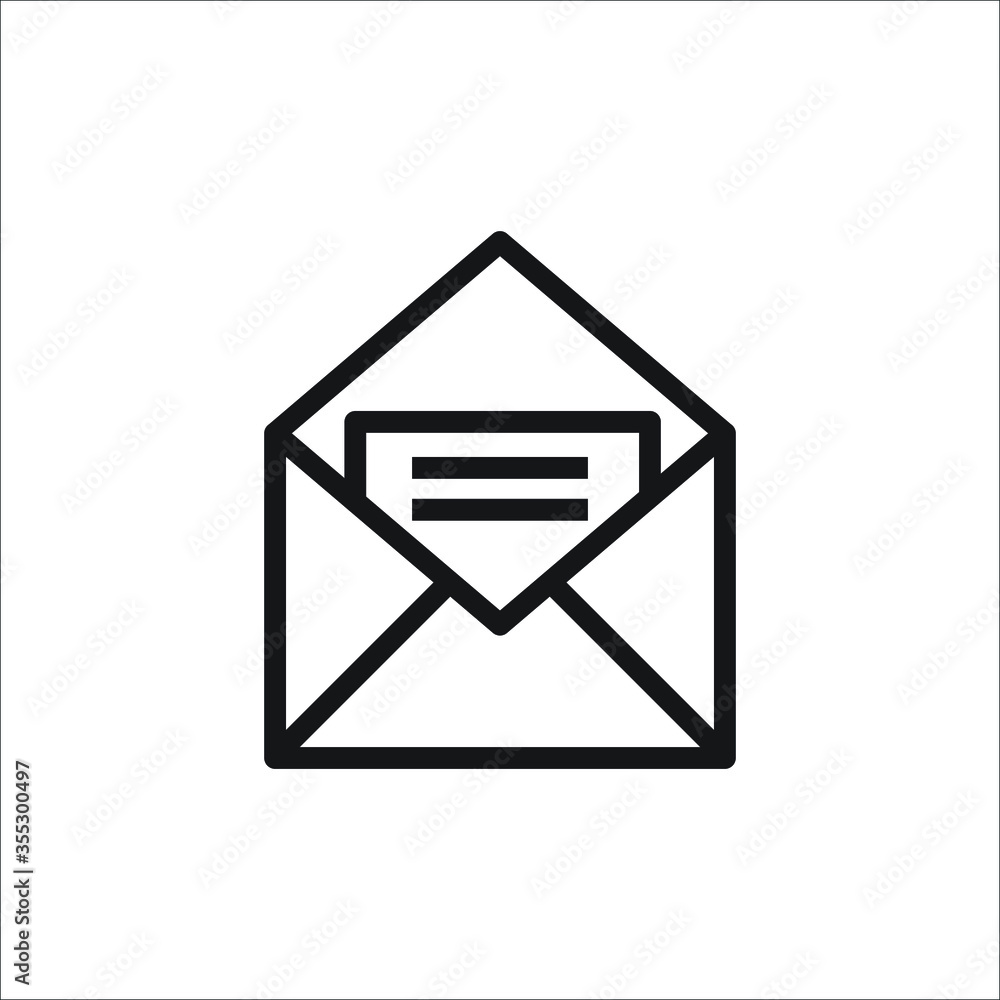 mail icon vector sign symbol mail icon vector sign symbol