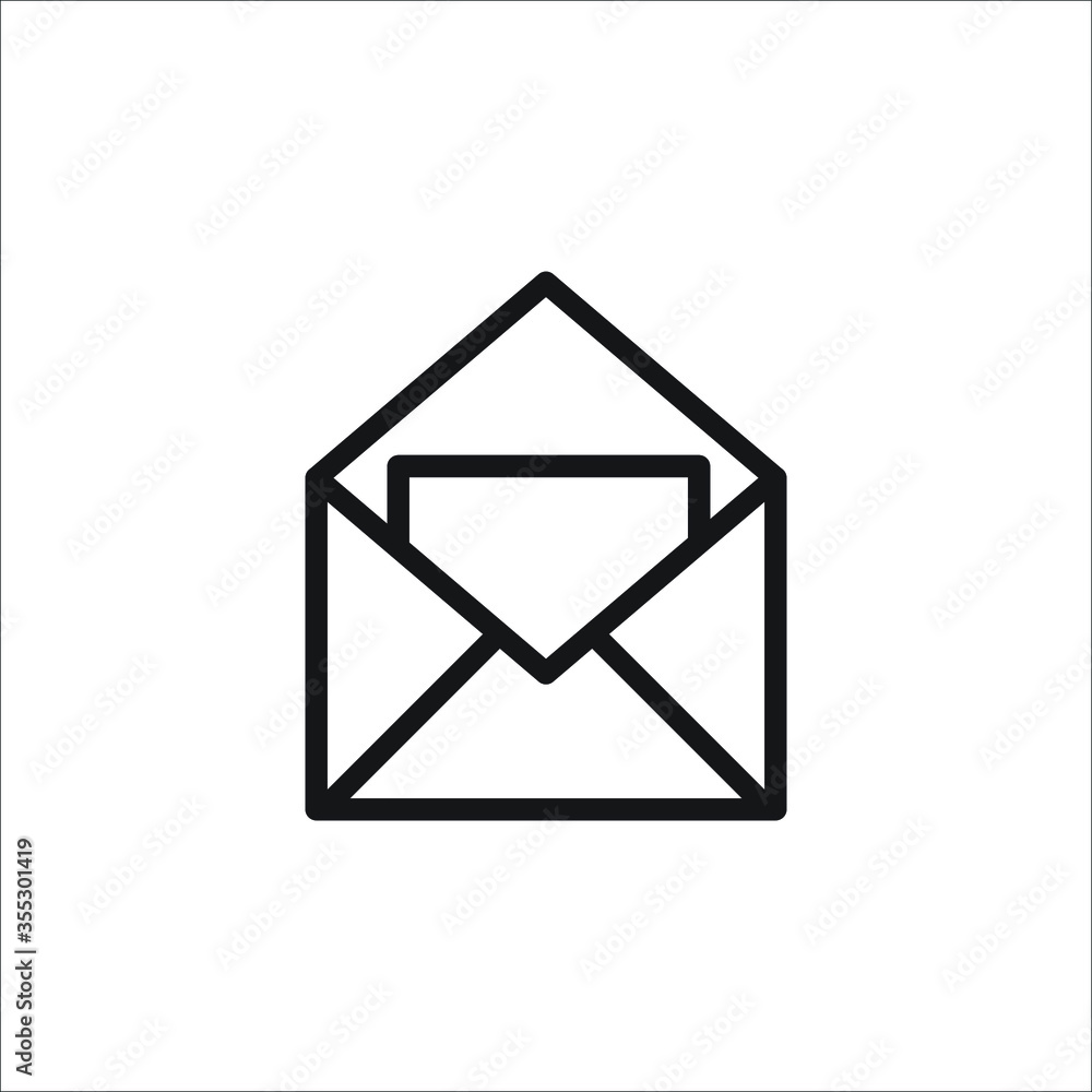 mail icon vector sign symbol mail icon vector sign symbol