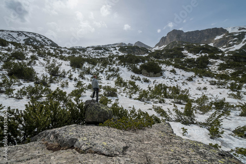 snow covered mountain