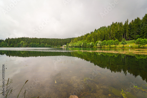 beautiful reflection photo in Lake shavshat