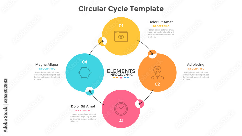 Modern Infographic Options Template Modern Infographic Options Template