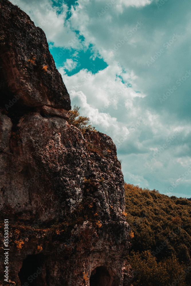 rock and sky