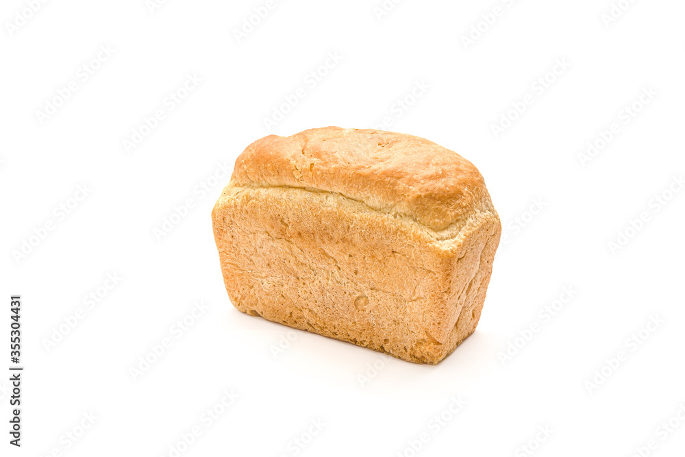 bread brick on a white background. Isolated bread rolls on white background. square light concrete squared on white background bread brick on a white background. Isolated bread rolls on white background. square light concrete squared on white background