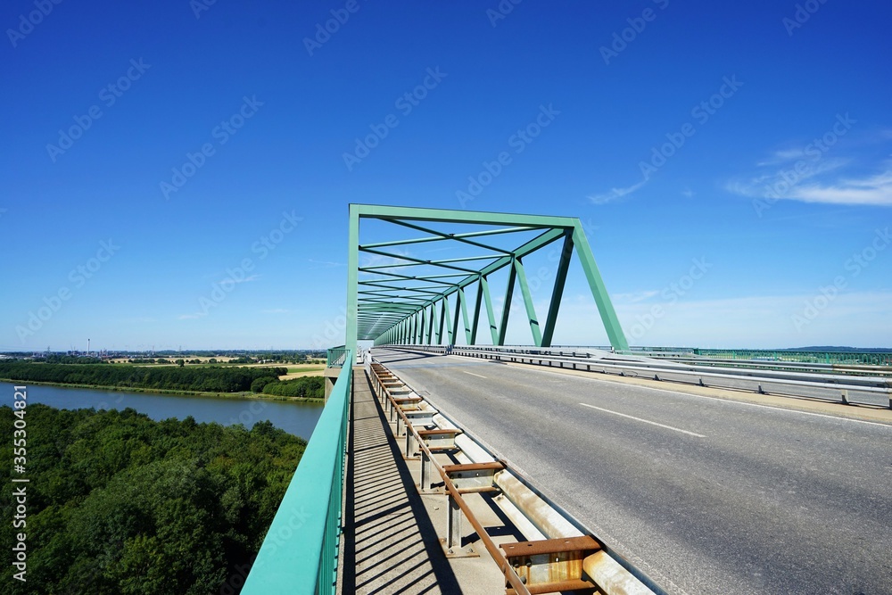 High bridge over the Kiel Canal, Schleswig Holstein Germany High bridge over the Kiel Canal, Schleswig Holstein Germany