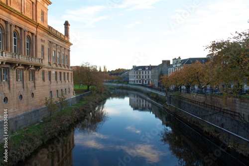 white cart river in paisley