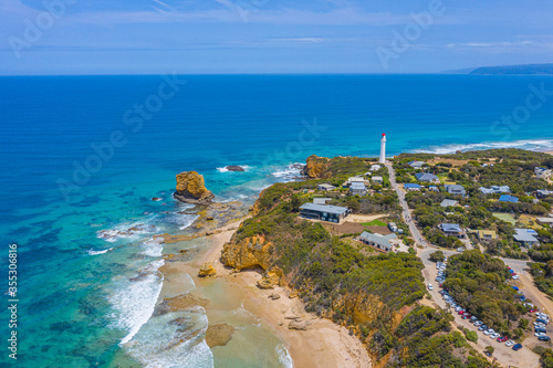 Natural landscape of eagle rock marine sanctuary in Australia photo