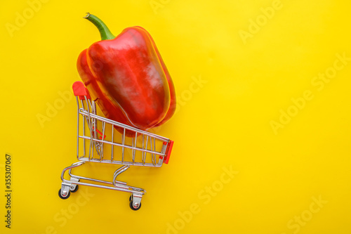 red pepper in a basket