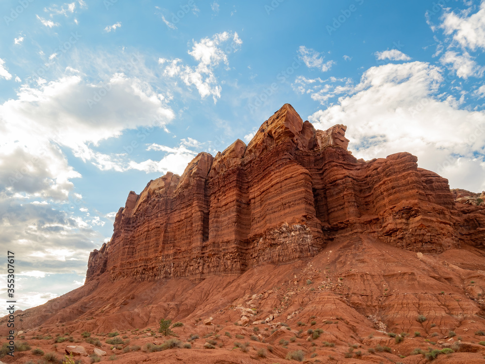 Beautiful landsacpe along the Scenic drive of Capitol Reef National Park Beautiful landsacpe along the Scenic drive of Capitol Reef National Park