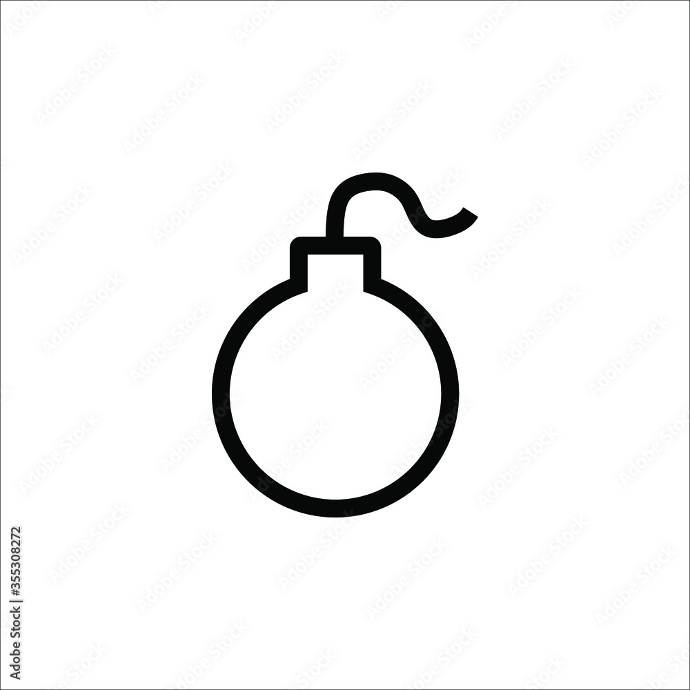 bomb icon vector bomb icon vector