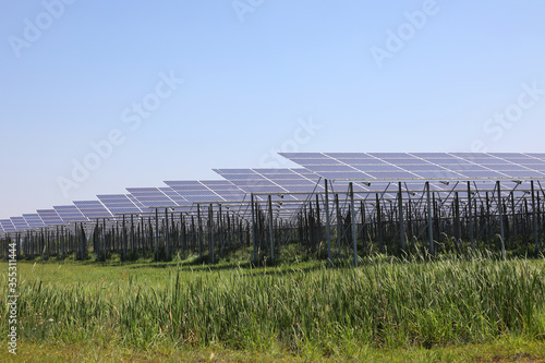 A large solar farm in Queensland  Australia