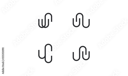 initial logo NU