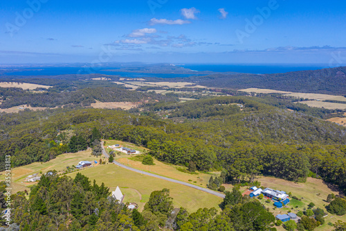 Landscape of Western Australia viewed from Mount Shadforth photo