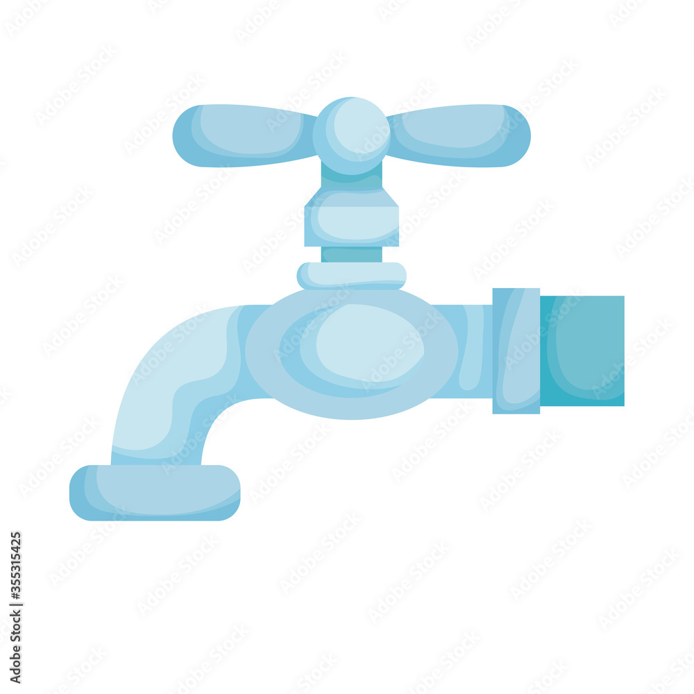 water tap faucet isolated icon water tap faucet isolated icon