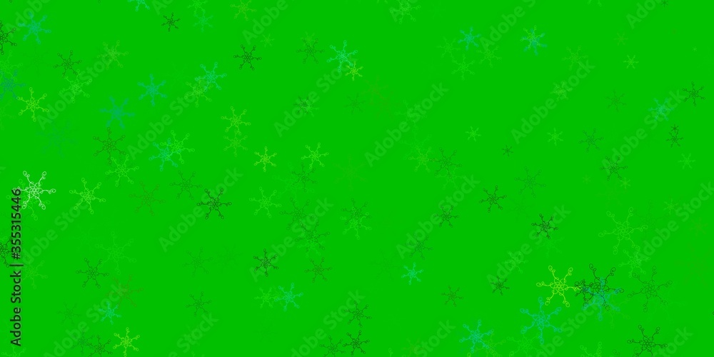 Light Green, Yellow vector background with bent lines. Light Green, Yellow vector background with bent lines.