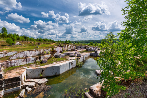 Quarry for the extraction of natural pink marble © Starover Sibiriak