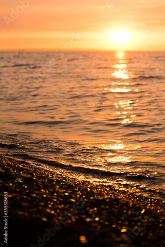 海と夕焼け © anko
