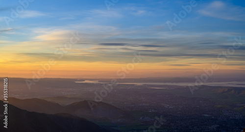 Sunset on top of Mt Diablo © Wenli