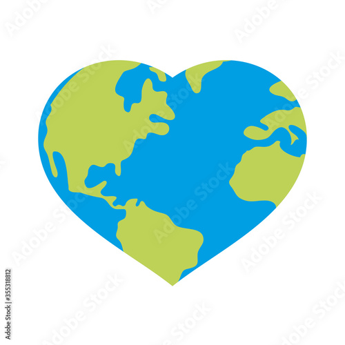 heart world planet earth ecology