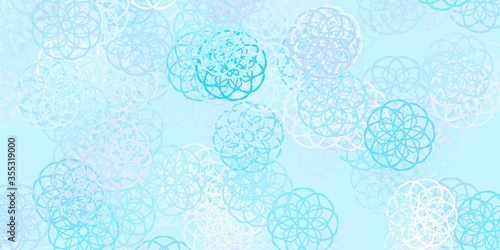 Light Purple vector backdrop with chaotic shapes.