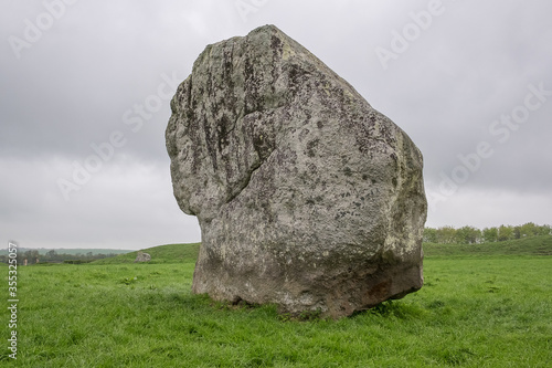 Prehistoric Stones at Avebury in Wiltshire England
