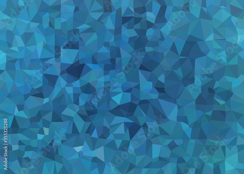 geometric triangle shape pattern abstract in blue