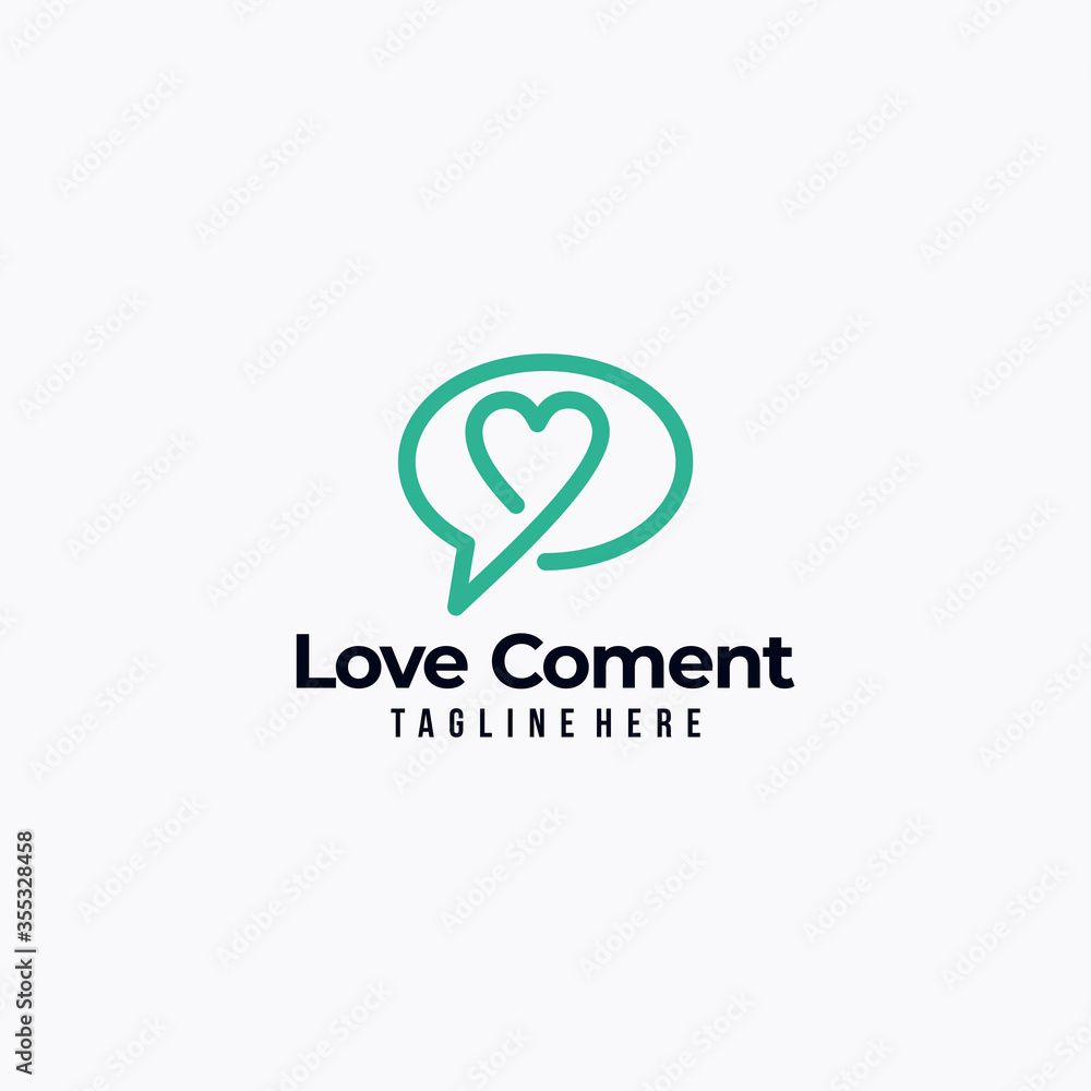 good comment logo icon vector isolated